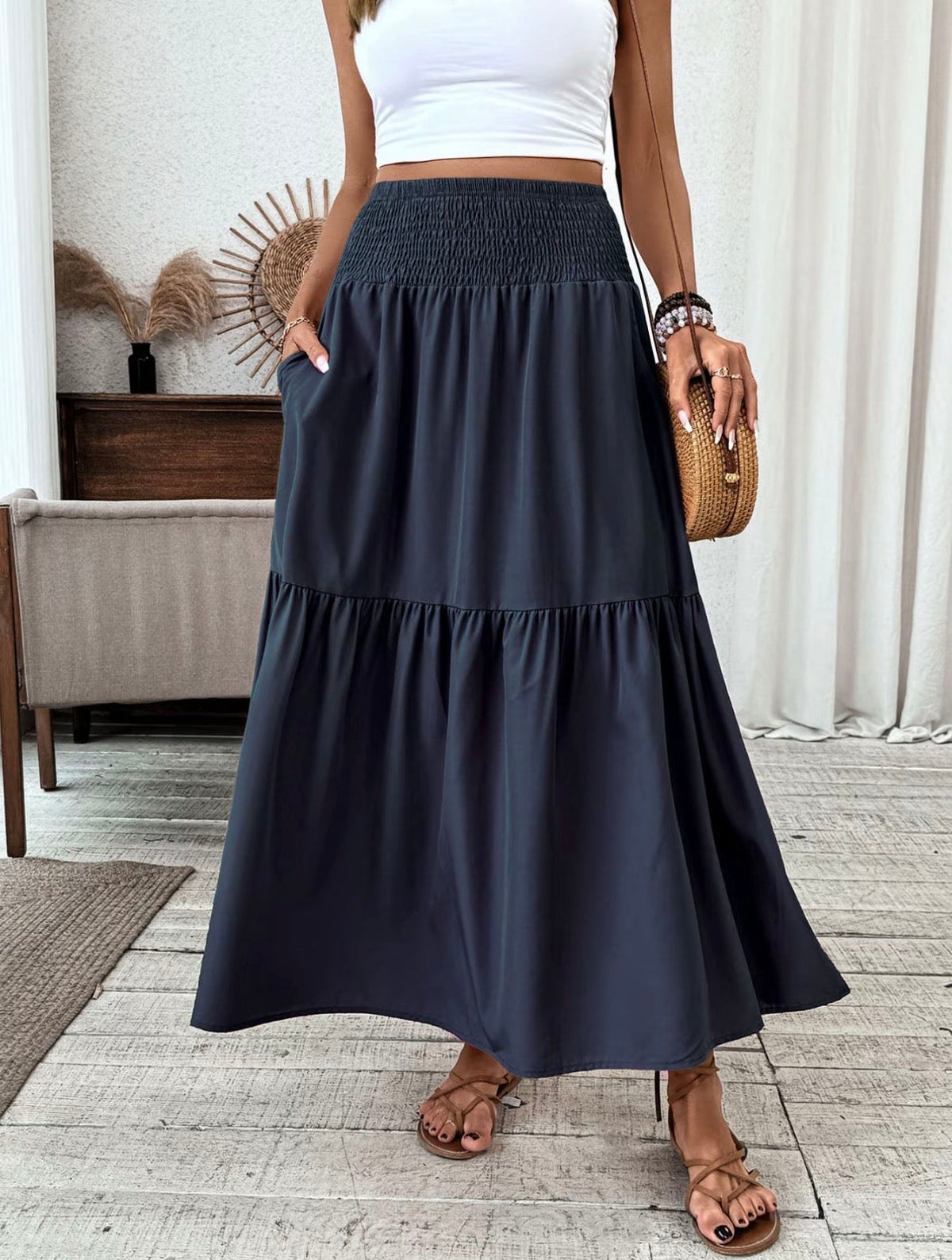 Chic Casual Maxi Skirt