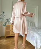 Satin Pajama Set with Camisole