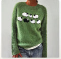 Venlora Mode  | Pull Maille Motif Moutons Mathilde