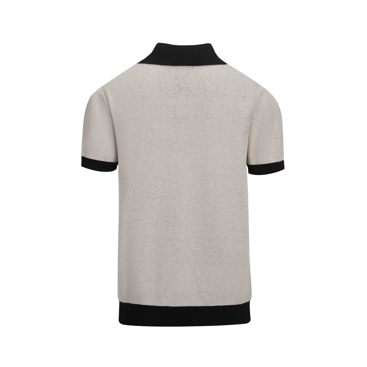 Polo rétro en tricot pour homme des années 60 - motif géométrique intemporel