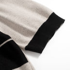 Polo rétro en tricot pour homme des années 60 - motif géométrique intemporel