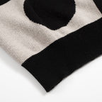 Polo rétro en tricot pour homme des années 60 - motif géométrique intemporel