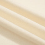 Chemise polo vintage pour homme – Chemise crème à boutons avec broderie rose rétro