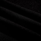Chemise Polo Rétro Noir Années 70 pour Homme – Tricot avec Boutons Contrastés