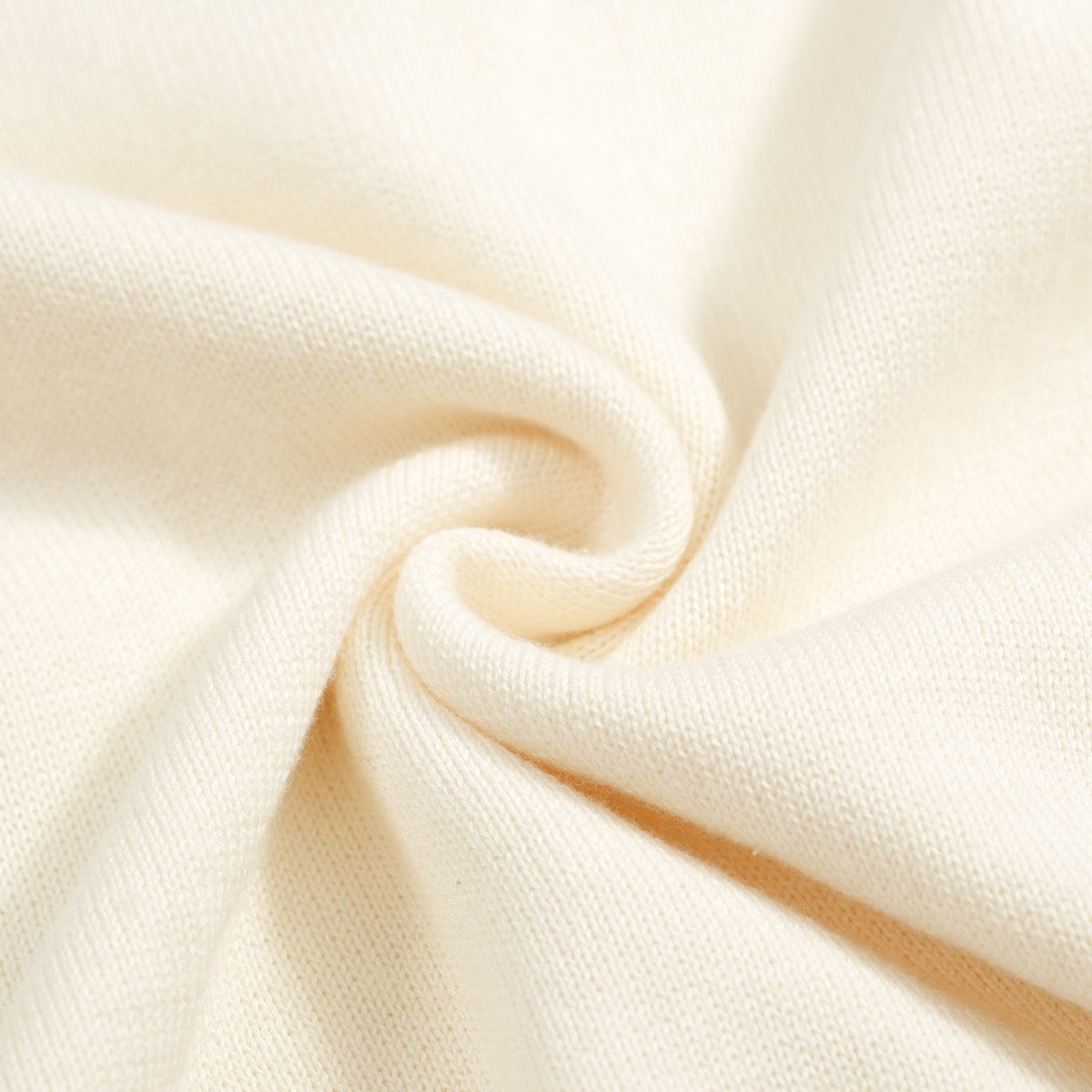 Chemise polo vintage homme années 70 – Crème rétro avec col et bordures rayées vertes