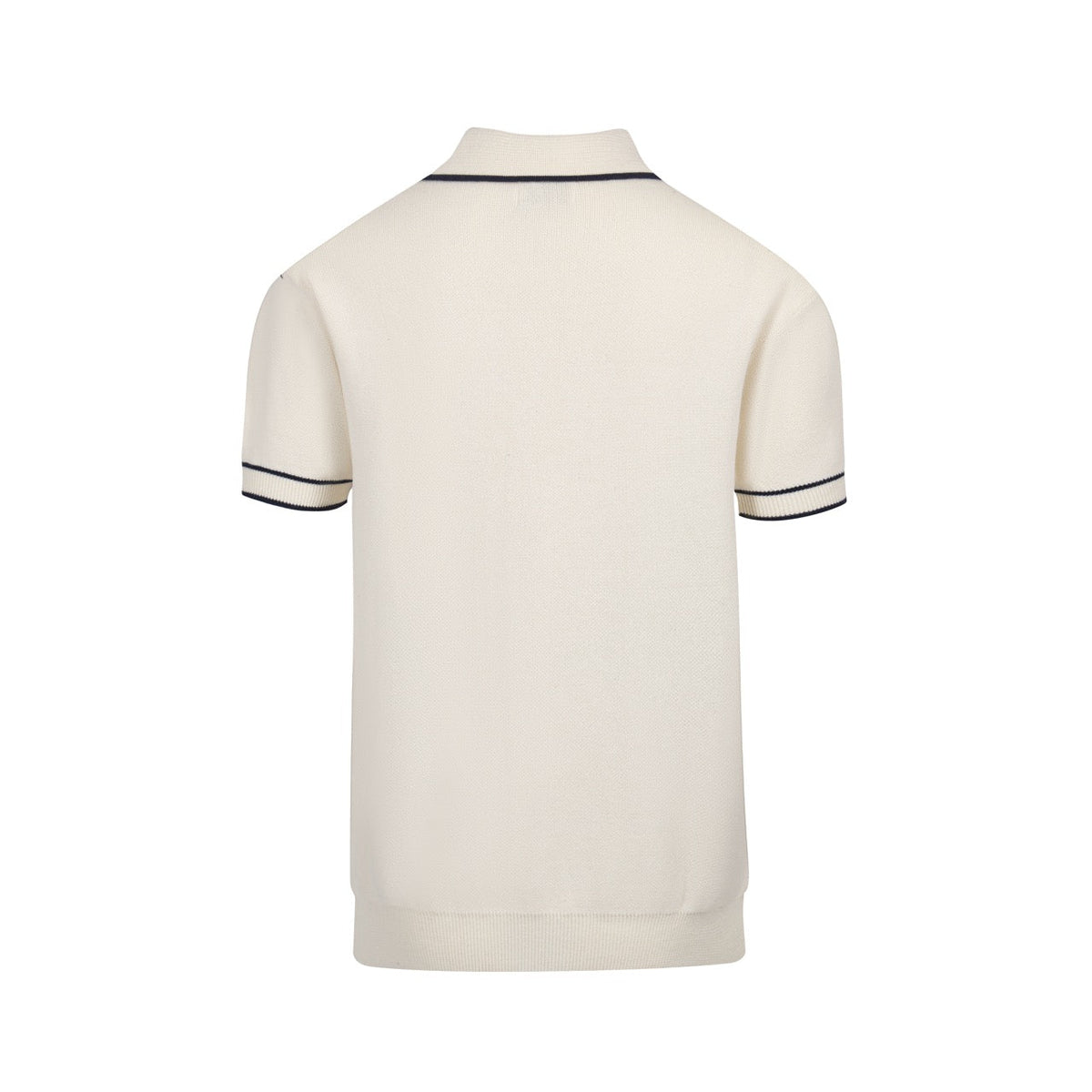 Chemise Homme Polo Safari Tricot Années 70 – Éléphant & Motif Jacquard Palmier