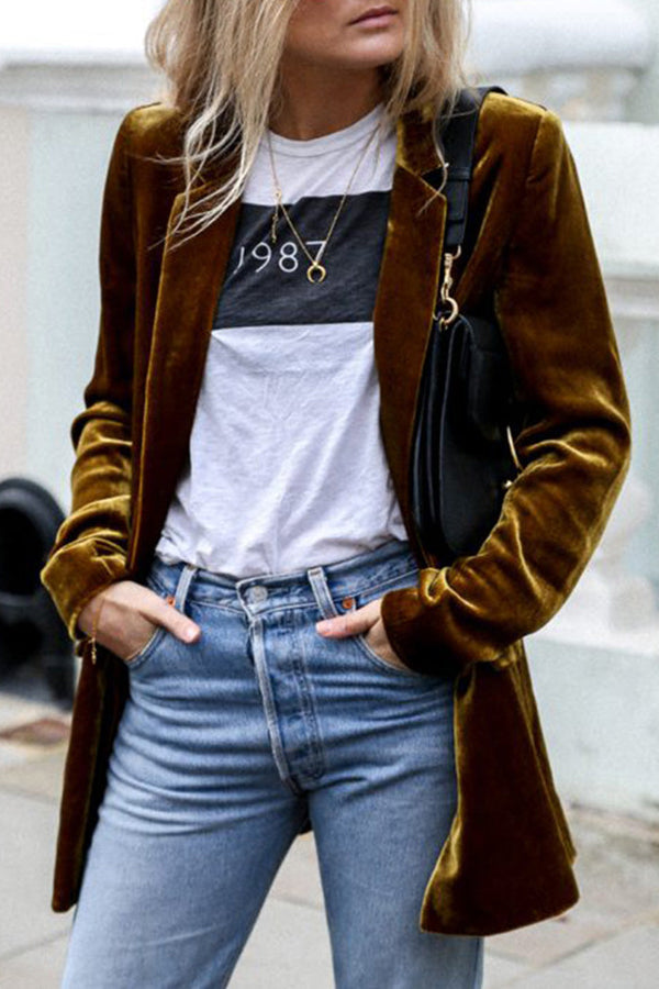 Larue | Blazer pour femme | Velours