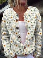 Lison | Cardigan brodé pour femme | Moderne