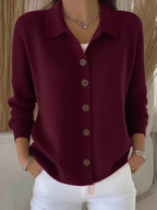 Josefina | Veste en Tricot avec Col et Boutons
