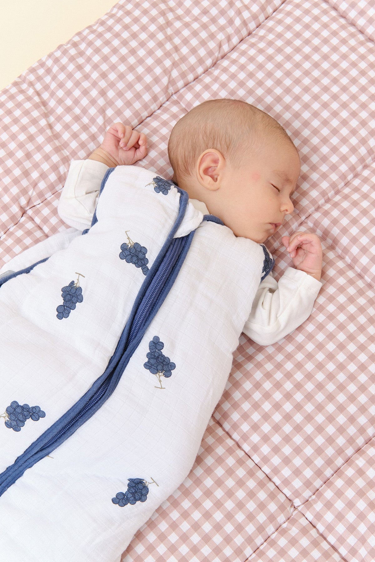 Sac de couchage pour bébé - Mousseline de bambou - Raisins - TOG 2.5