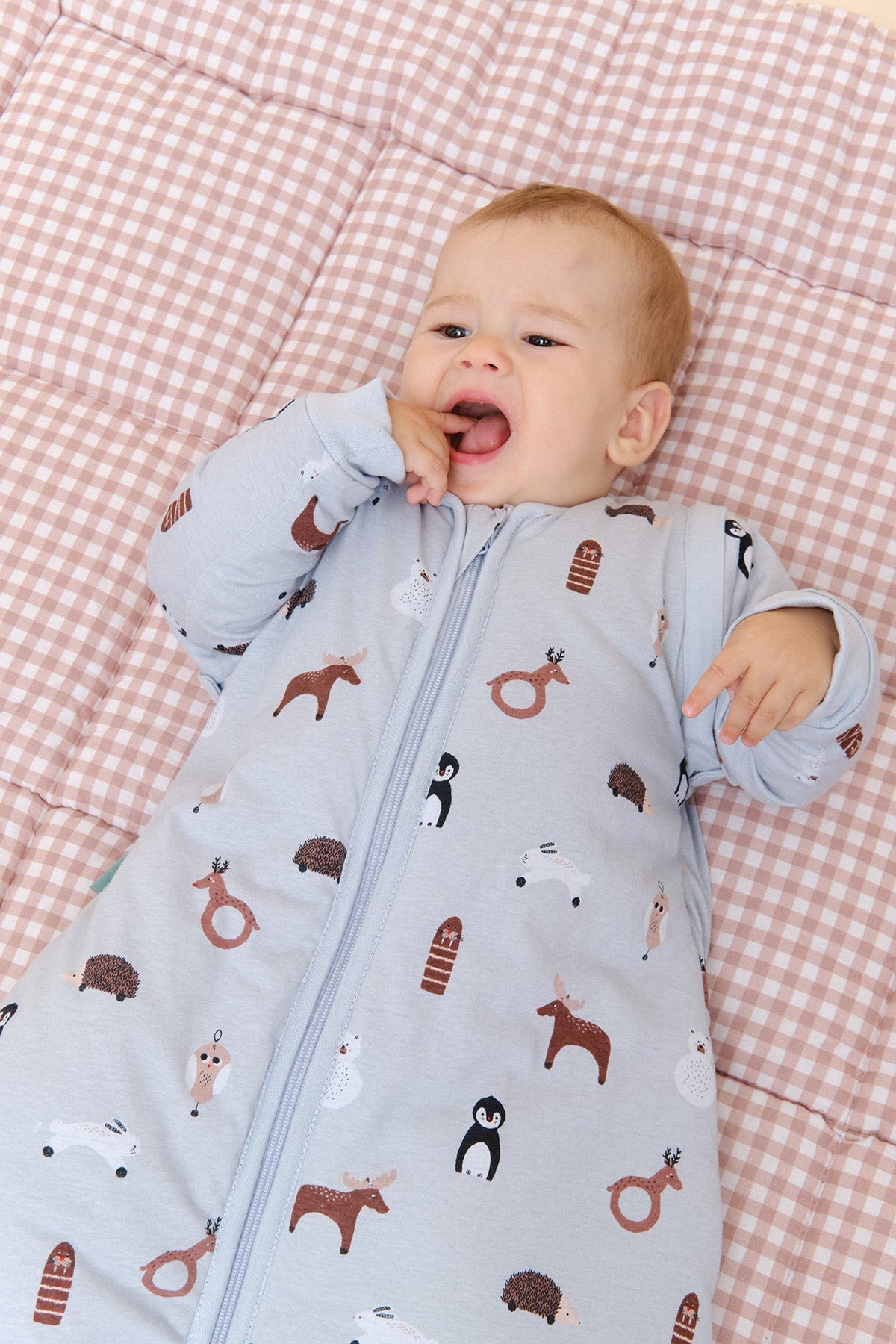 Sac de couchage pour bébé avec manches - Animaux d'hiver - TOG 2.5