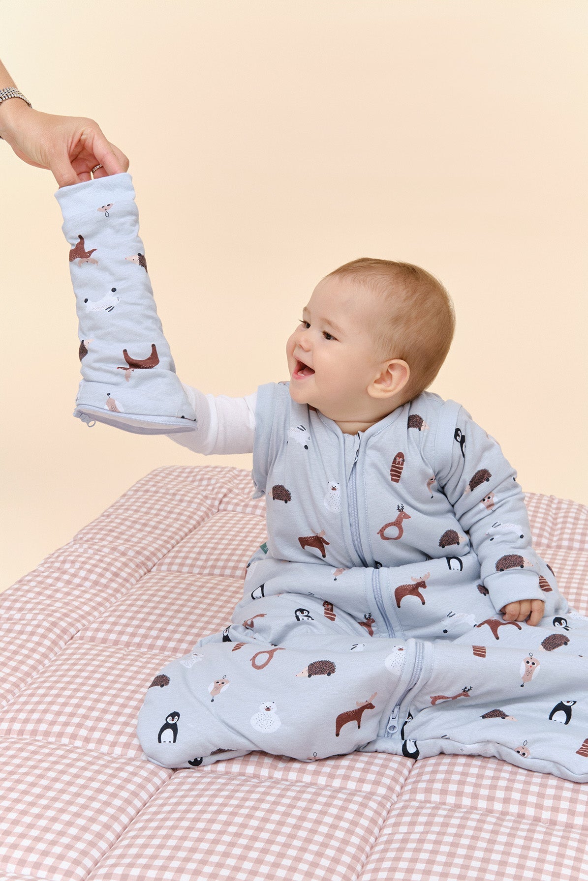 Sac de couchage pour bébé avec manches - Animaux d'hiver - TOG 2.5