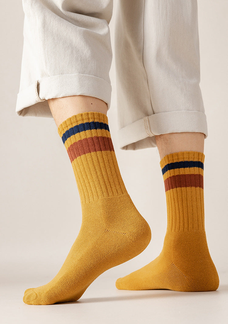 Chaussettes Épaisses et Chaudes pour Hommes - Automne Hiver - Idéales pour le Loisir et le Sport