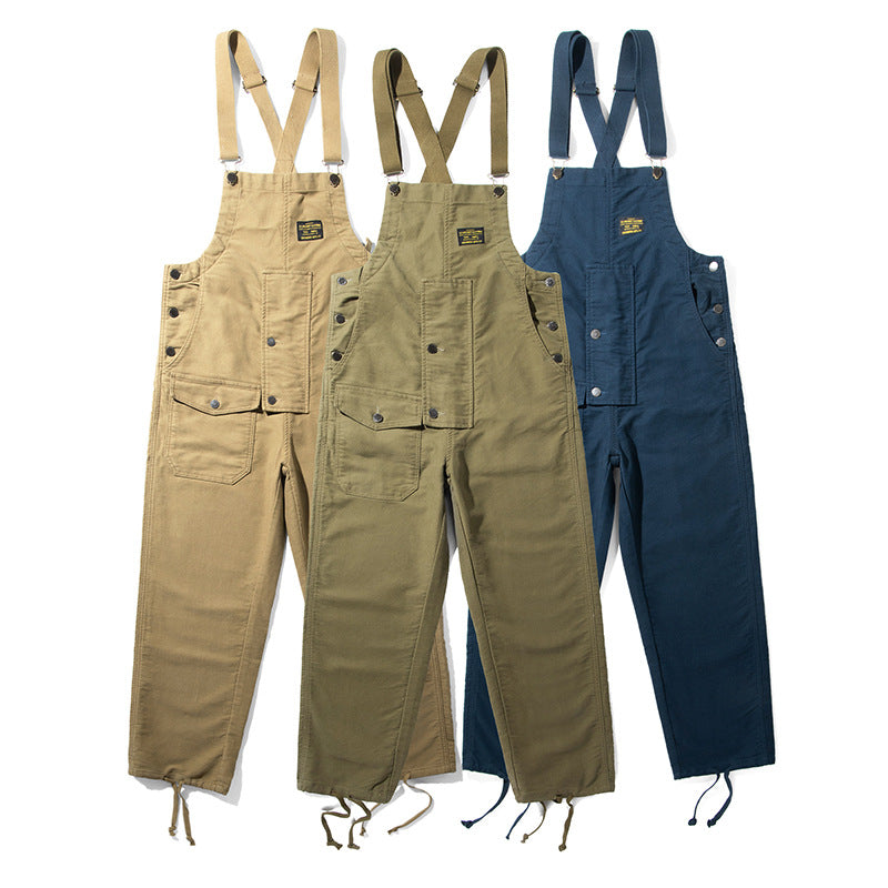 Combinaison cargo marine rétro décontractée pour homme