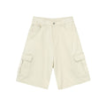 Shorts en denim ample à poches cargo pour homme - été