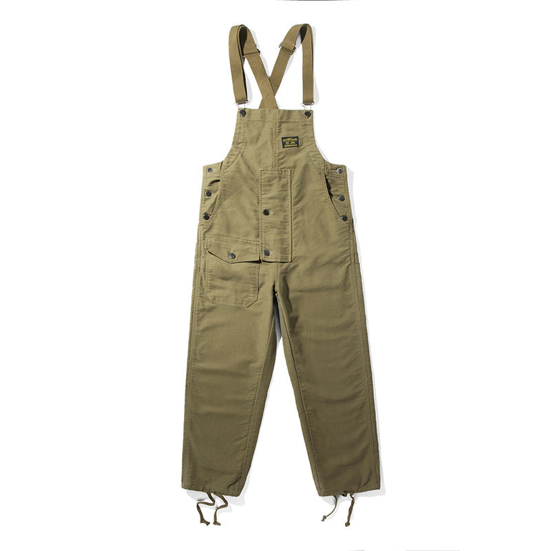 Combinaison cargo marine rétro décontractée pour homme