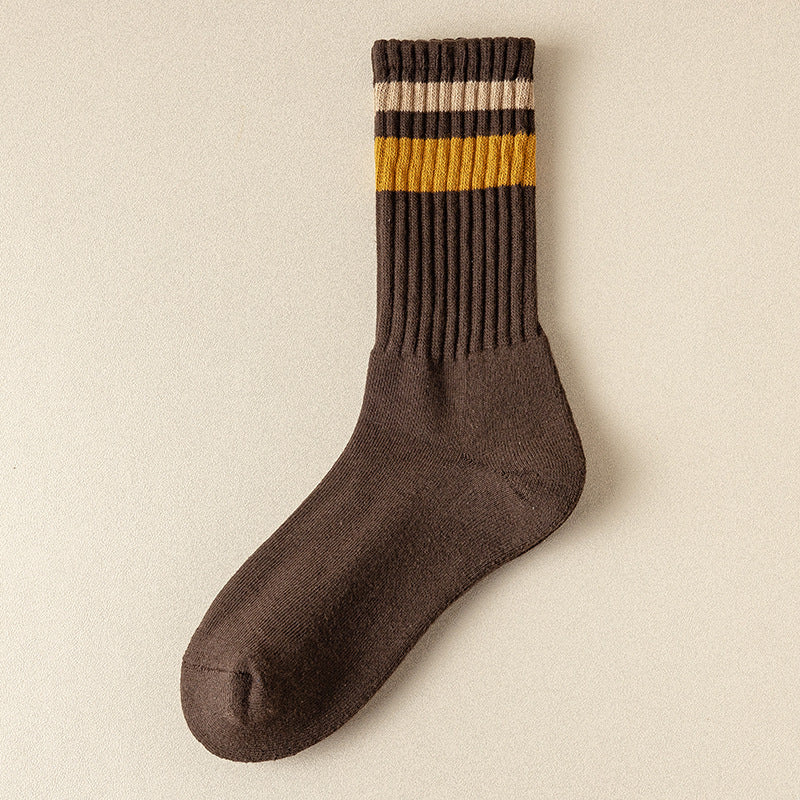 Chaussettes Épaisses et Chaudes pour Hommes - Automne Hiver - Idéales pour le Loisir et le Sport