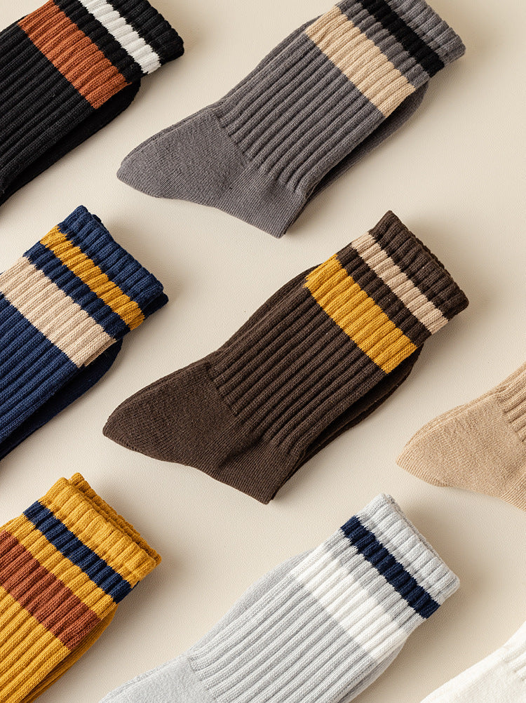 Chaussettes Épaisses et Chaudes pour Hommes - Automne Hiver - Idéales pour le Loisir et le Sport