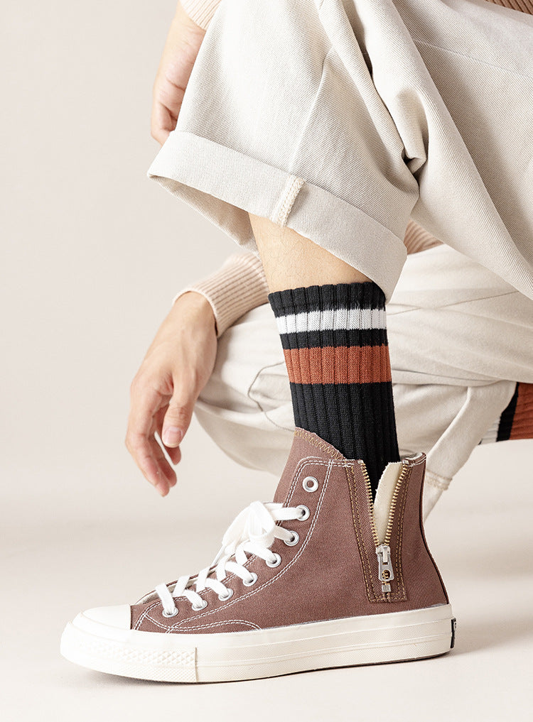 Chaussettes Épaisses et Chaudes pour Hommes - Automne Hiver - Idéales pour le Loisir et le Sport