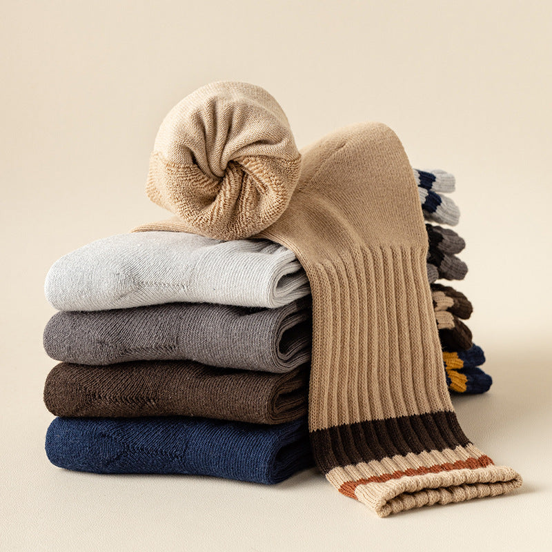 Chaussettes Épaisses et Chaudes pour Hommes - Automne Hiver - Idéales pour le Loisir et le Sport