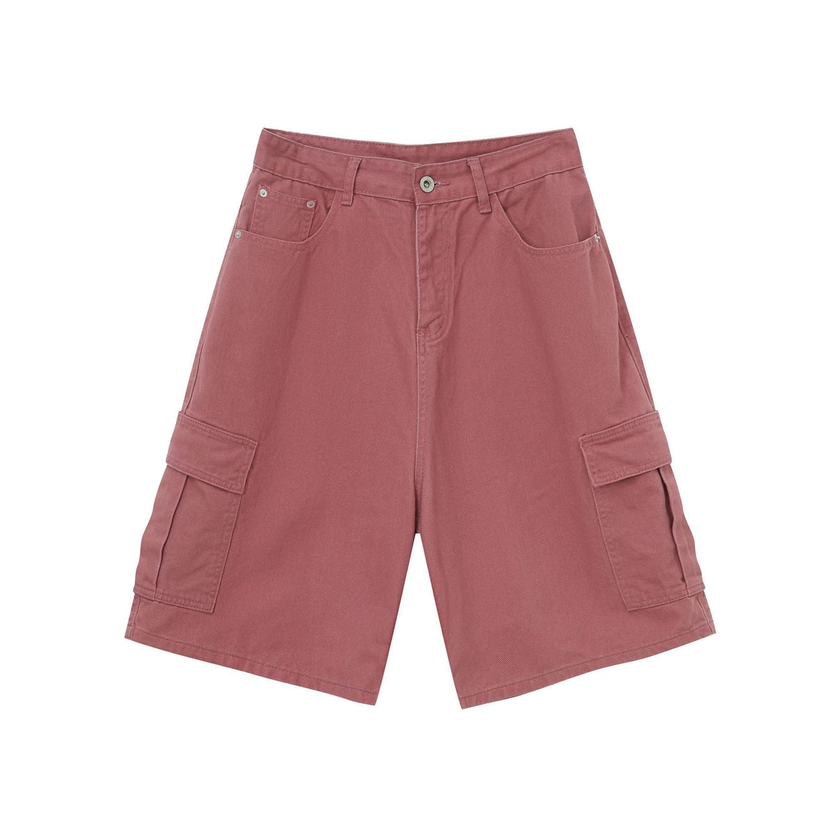 Shorts en denim ample à poches cargo pour homme - été