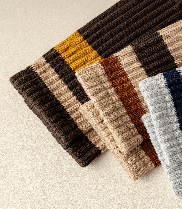 Chaussettes Épaisses et Chaudes pour Hommes - Automne Hiver - Idéales pour le Loisir et le Sport