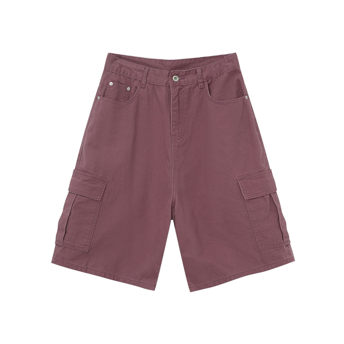 Shorts en denim ample à poches cargo pour homme - été