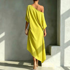Camila – Robe élégante asymétrique