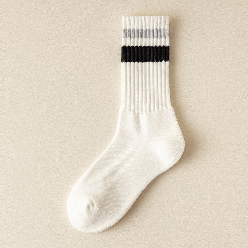 Chaussettes Épaisses et Chaudes pour Hommes - Automne Hiver - Idéales pour le Loisir et le Sport