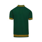 Pull vintage en tricot jacquard tigre vert pour homme