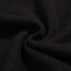 Pull vintage en jacquard rose et noir à col V pour homme