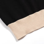 Vintage 1977 Black Jacquard Knit T-Shirt for Men