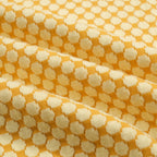 Vintage Jaquard Knit Yellow Men's T-Shirt with Embroidery
