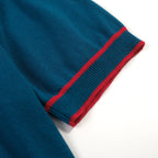 Polos Brodés pour Homme - Planète et Fusée Bleue en Maille
