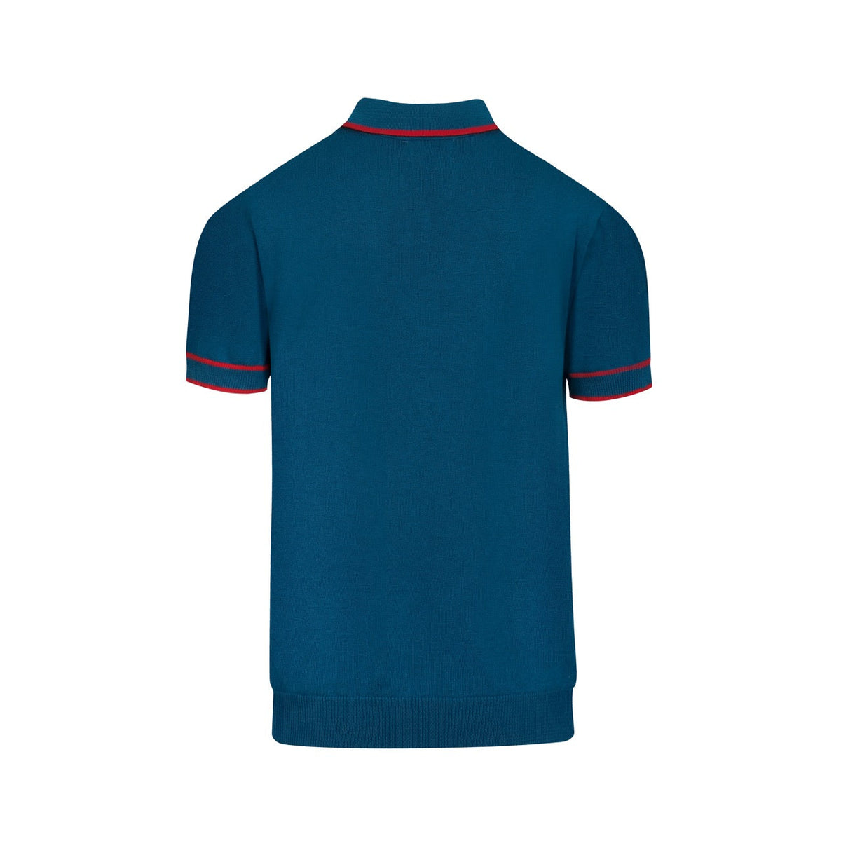 Polos Brodés pour Homme - Planète et Fusée Bleue en Maille