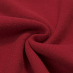 Pull sans manches en tricot à rayures rétro brique rouge pour homme