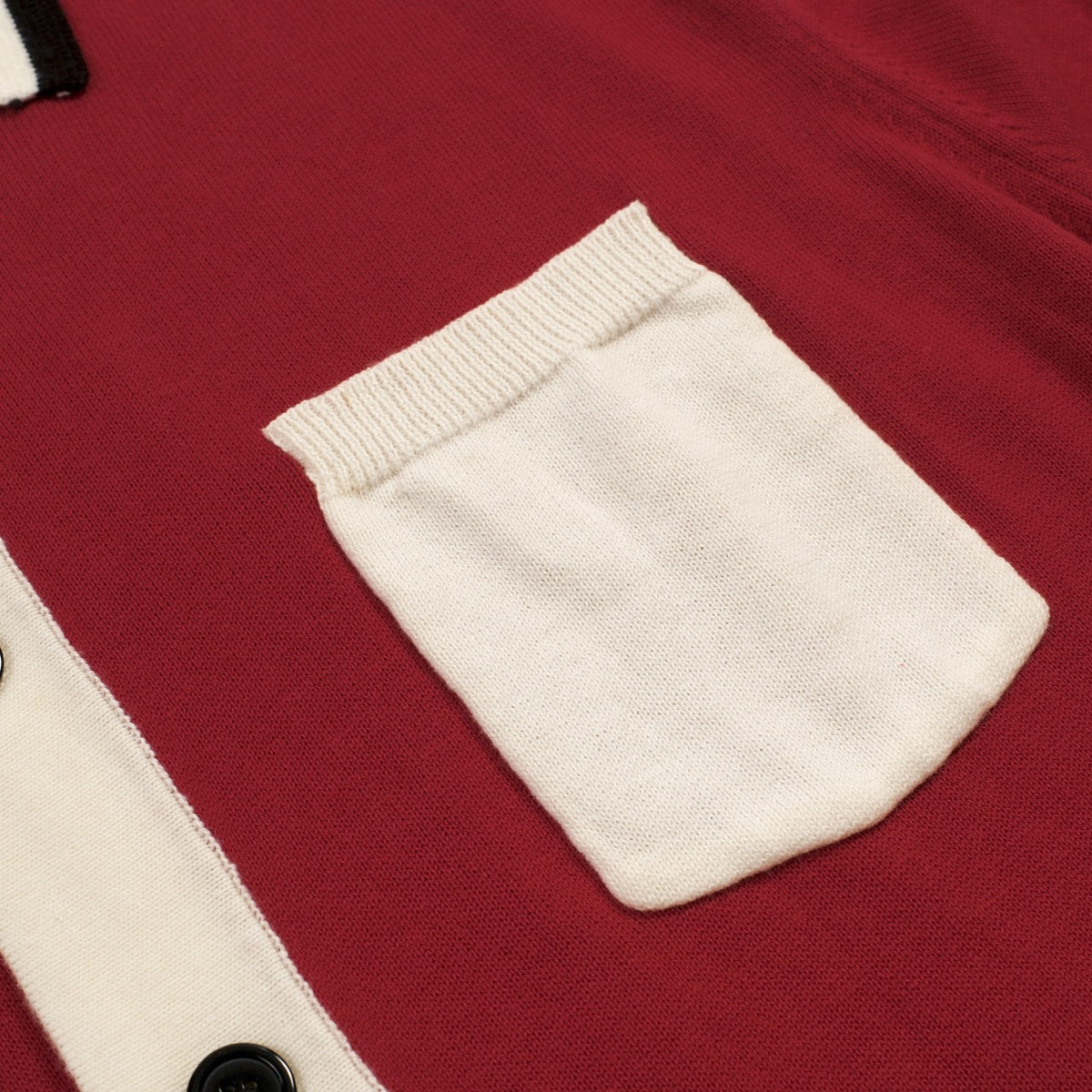 Pull sans manches en tricot à rayures rétro brique rouge pour homme