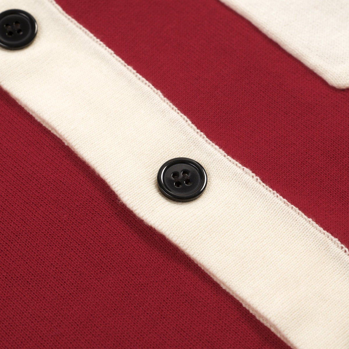Pull sans manches en tricot à rayures rétro brique rouge pour homme