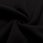 Cardigan noir rétro pour homme en tricot avec broderie artistique en forme de cœur