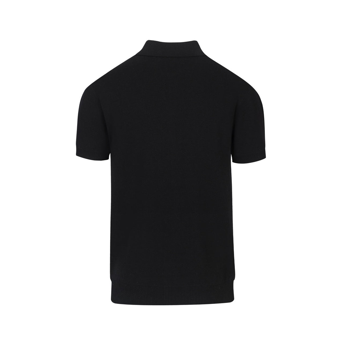 Cardigan noir rétro pour homme en tricot avec broderie artistique en forme de cœur
