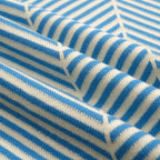 Pull en maille jacquard bleu rétro pour homme