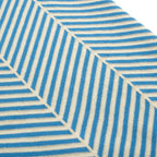 Pull en maille jacquard bleu rétro pour homme