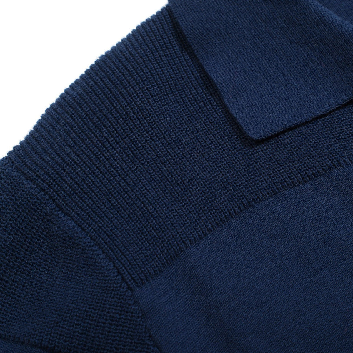 Pull Gilet Rétro en Tricot à Rayures Bleu Pit pour Homme