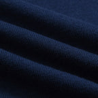 Pull Gilet Rétro en Tricot à Rayures Bleu Pit pour Homme