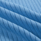 Pull en tricot vintage bleu pour homme, style années 60