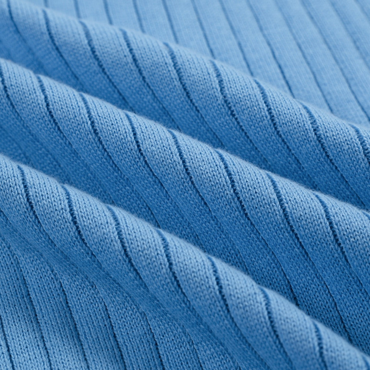 Pull en tricot vintage bleu pour homme, style années 60
