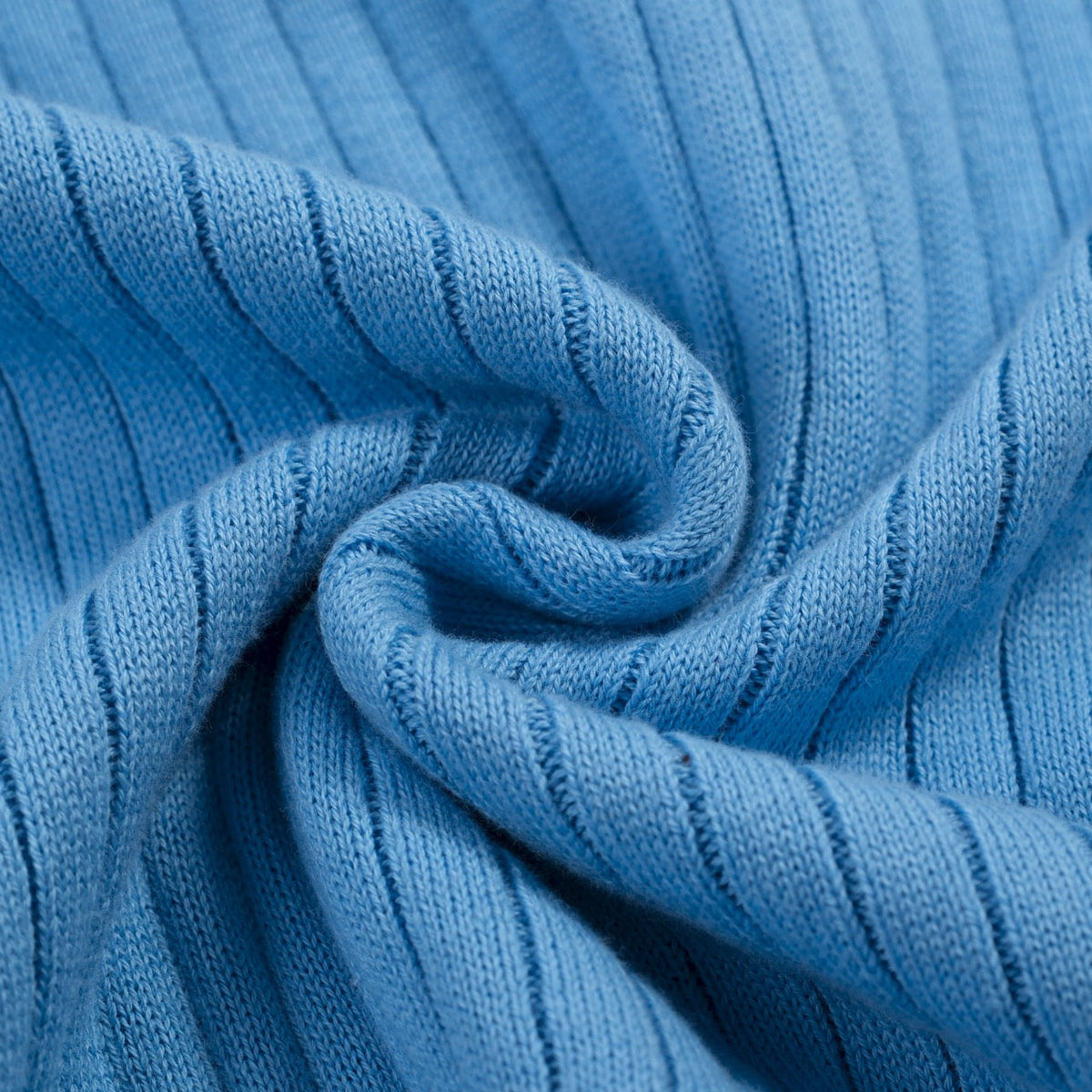 Pull en tricot vintage bleu pour homme, style années 60