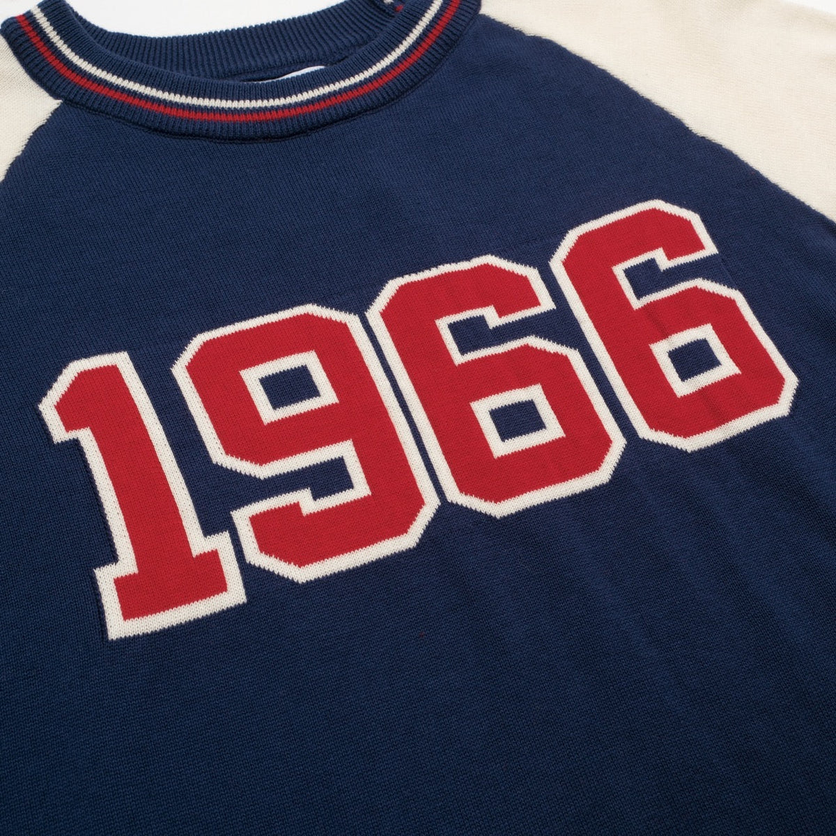 Vintage 1966 T-shirt en tricot bleu foncé pour homme