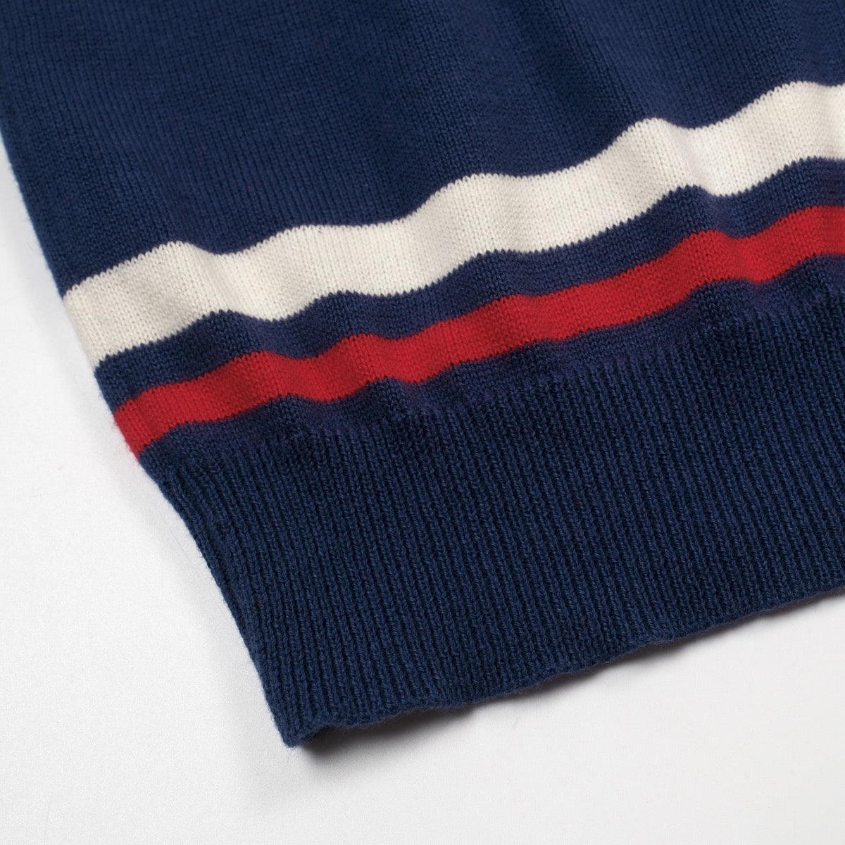 Vintage 1966 T-shirt en tricot bleu foncé pour homme