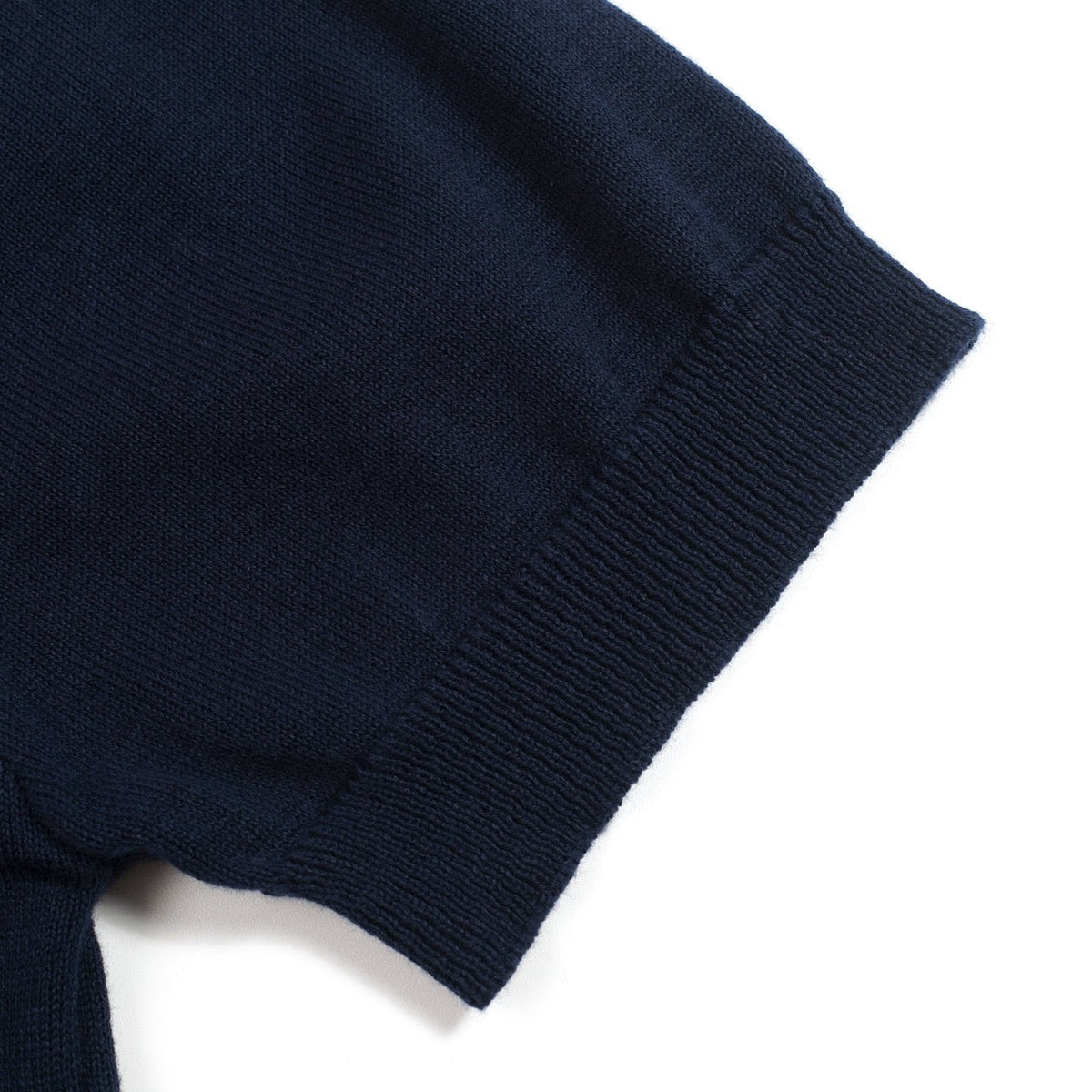 Cardigan Vintage Bleu Foncé pour Homme avec Broderie Planète